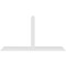 Ekena Millwork Portland Architectural Grade PVC Gable Bracket, 108"W x 58 1/2"H x 4"D x 6"F, 13/12 Pitch GBP108X59X0406POR00 - alternate 2